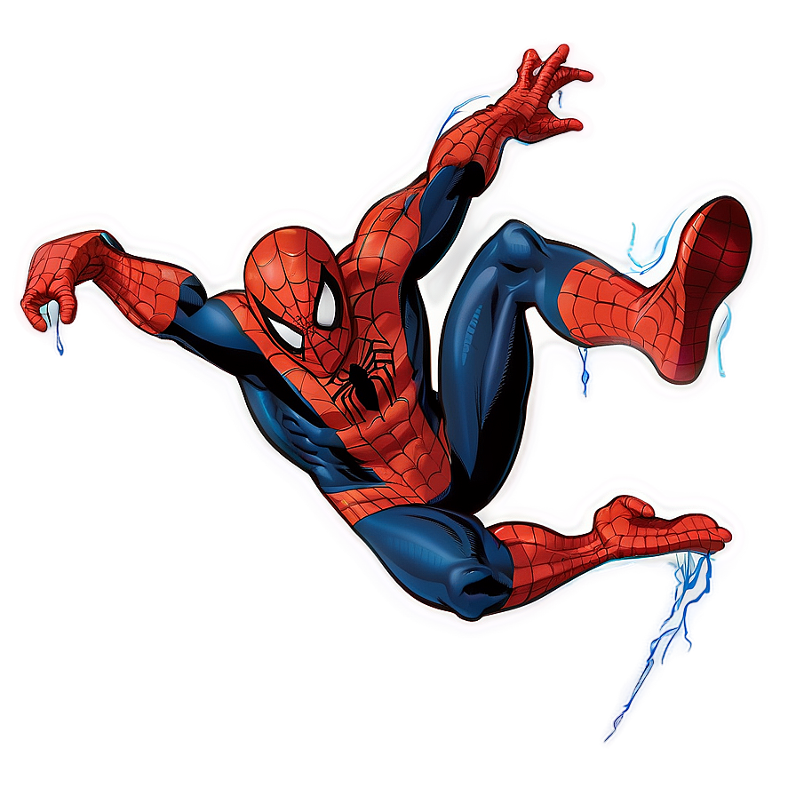 Spiderman Web Slinging Transparent Png 05262024 PNG Image