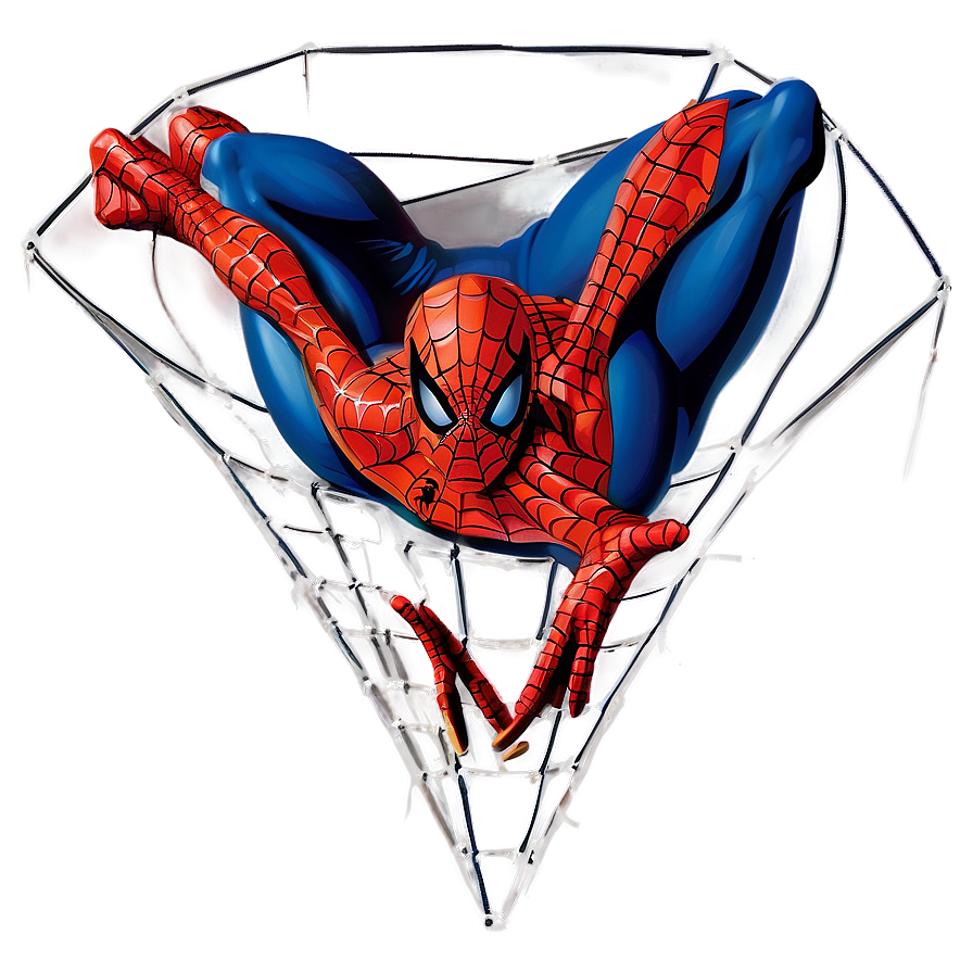 Spiderman Web Slinging Transparent Png Nig82 PNG Image