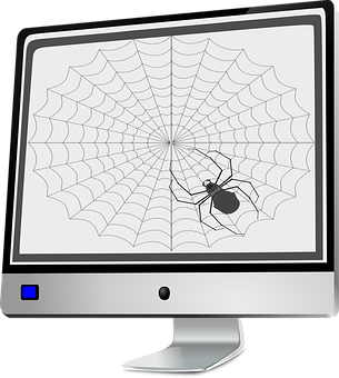 Spideron Computer Screen PNG Image