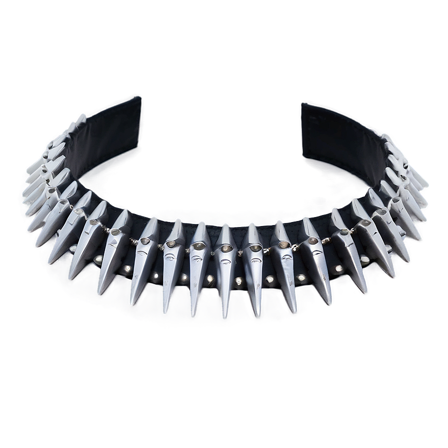 Spiked Choker A PNG Image