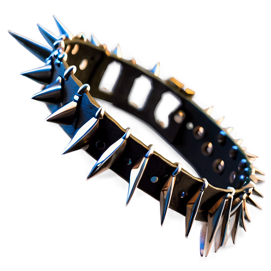 Spiked Choker For Music Festival Png Snp PNG Image