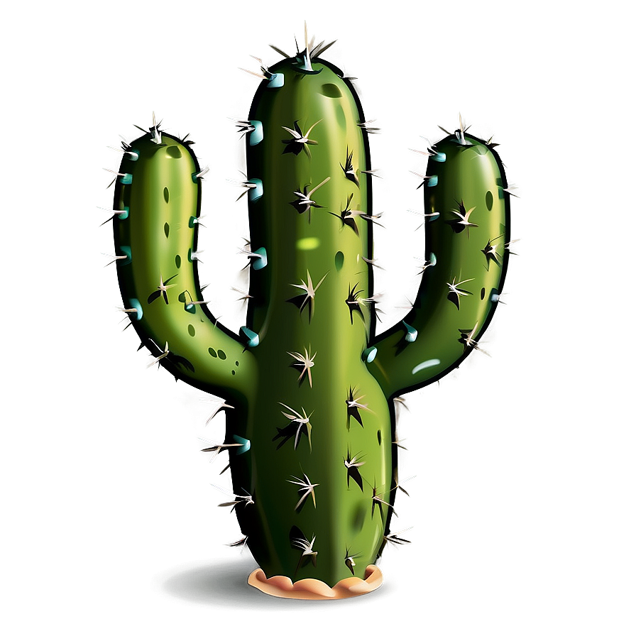 Spiky Cactus Emoji Png Gni64 PNG Image