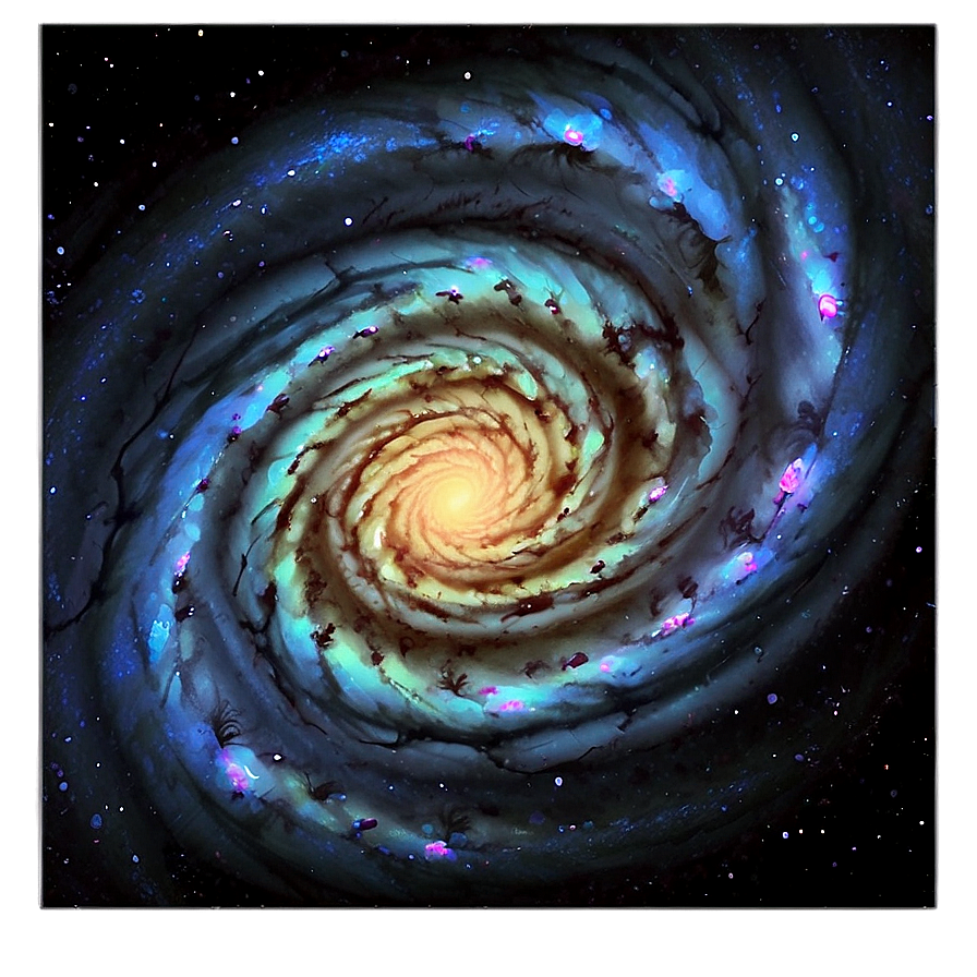 Spiral Galaxy Illustration Png Puc PNG Image