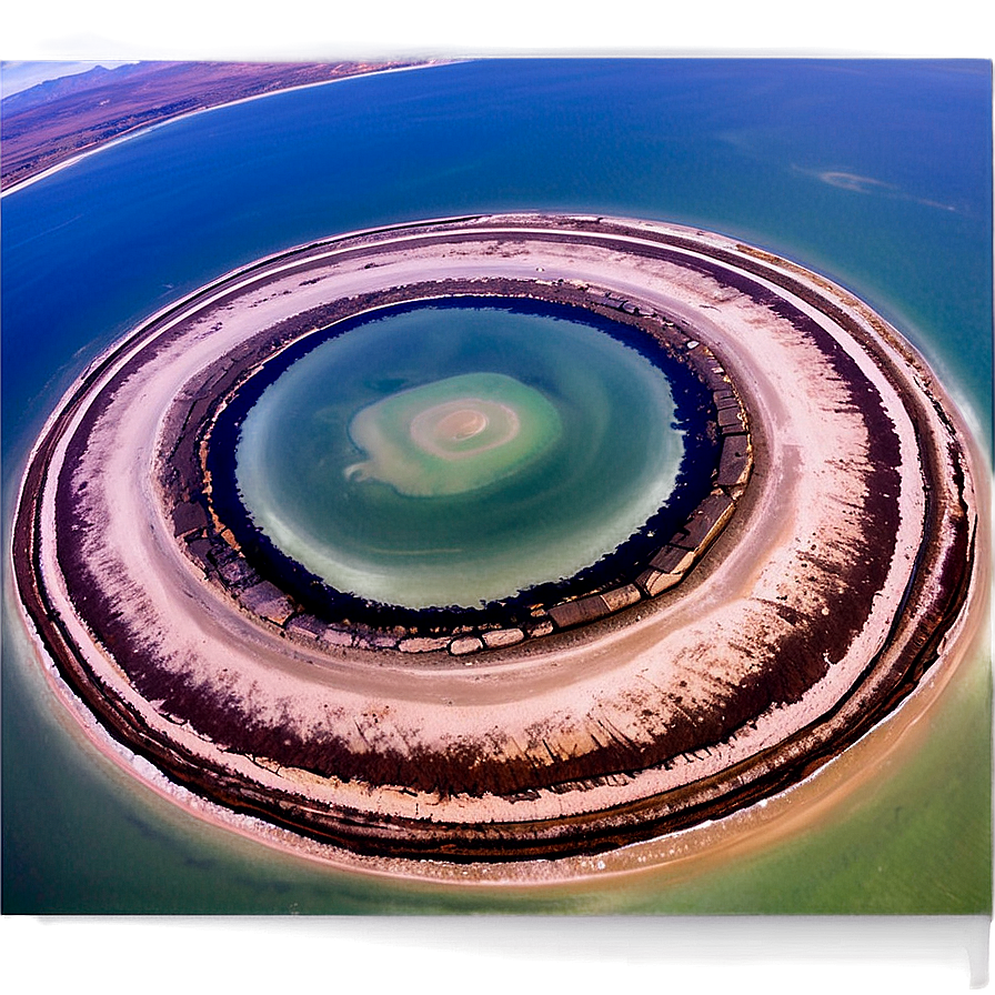 Spiral Jetty Aerial Png Dso63 PNG Image