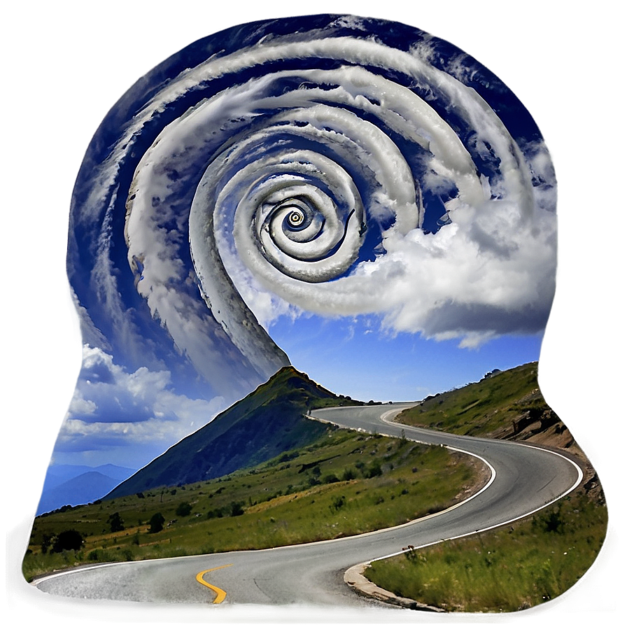 Spiral Mountain Road Png Oqu PNG Image