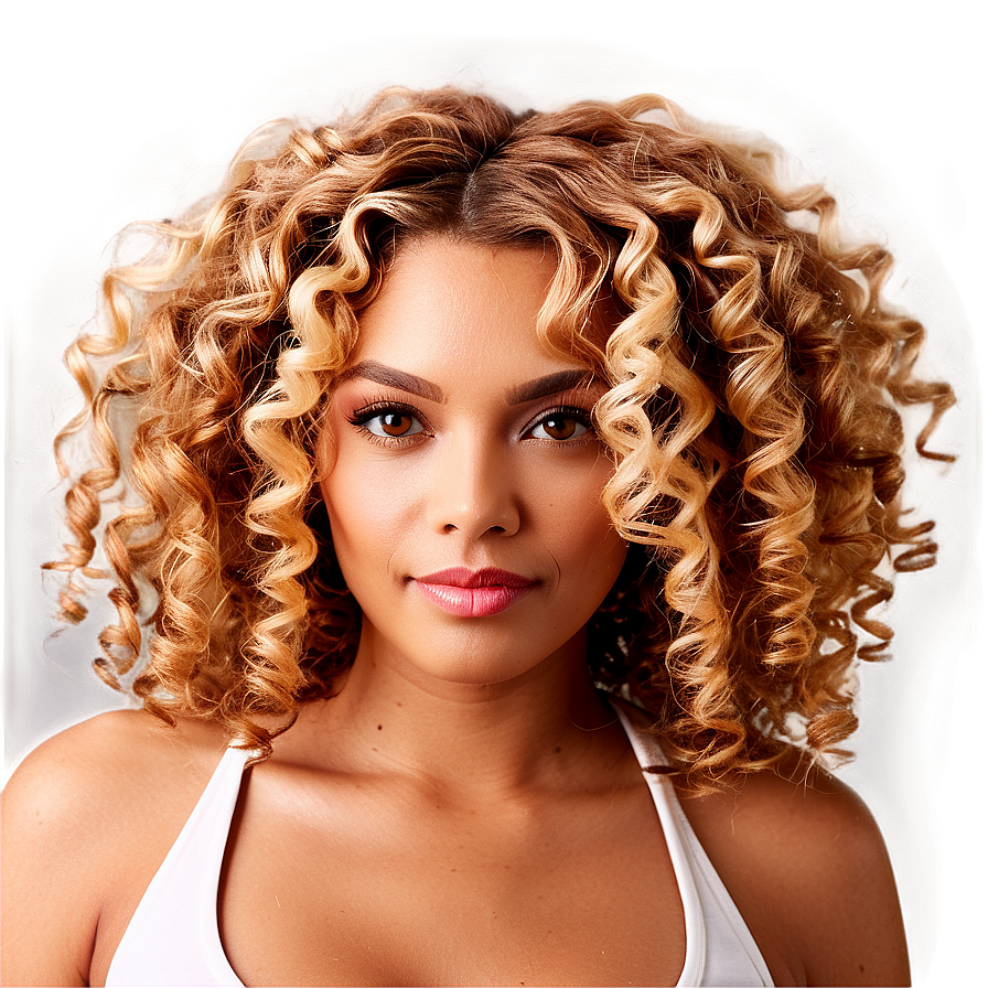 Spiral Perm Curls Png Avg50 PNG Image