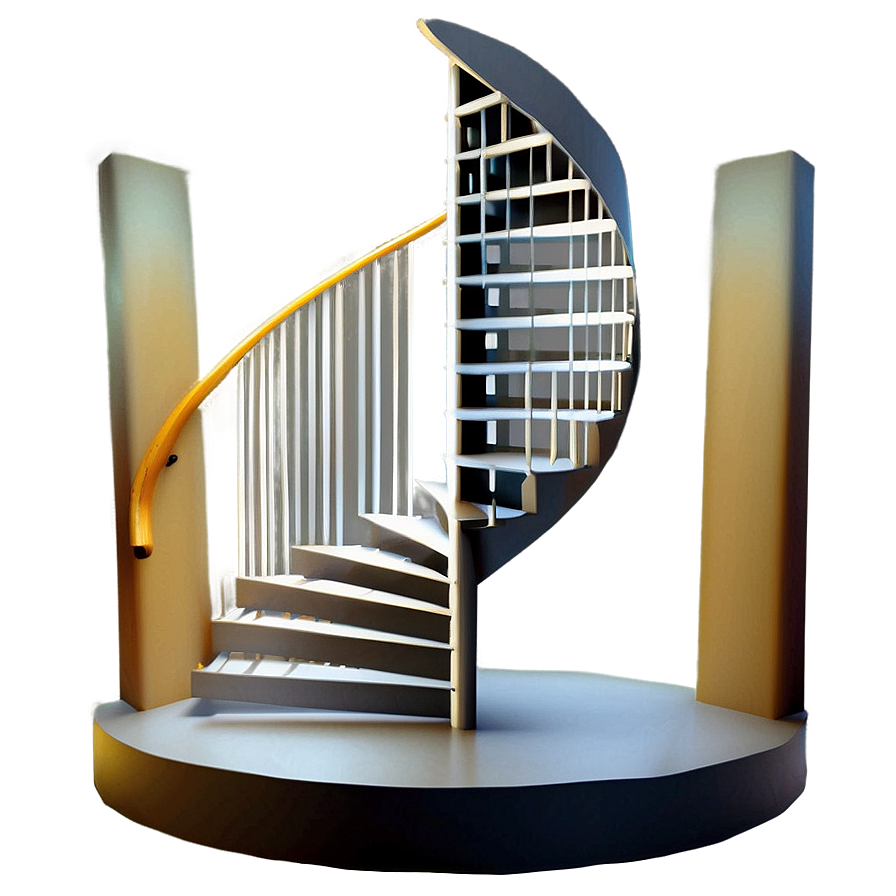 Spiral Staircase Png Mjx14 PNG Image