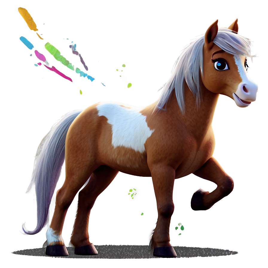 Spirit Riding Free Foal Fun Png Cgi PNG Image