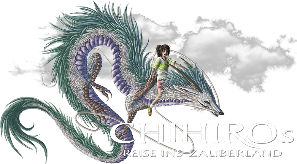 Spirited Away Chihiroand Haku Dragon PNG Image