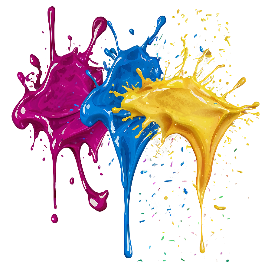 Splash Effect Paint Splatter Png Mlg PNG Image