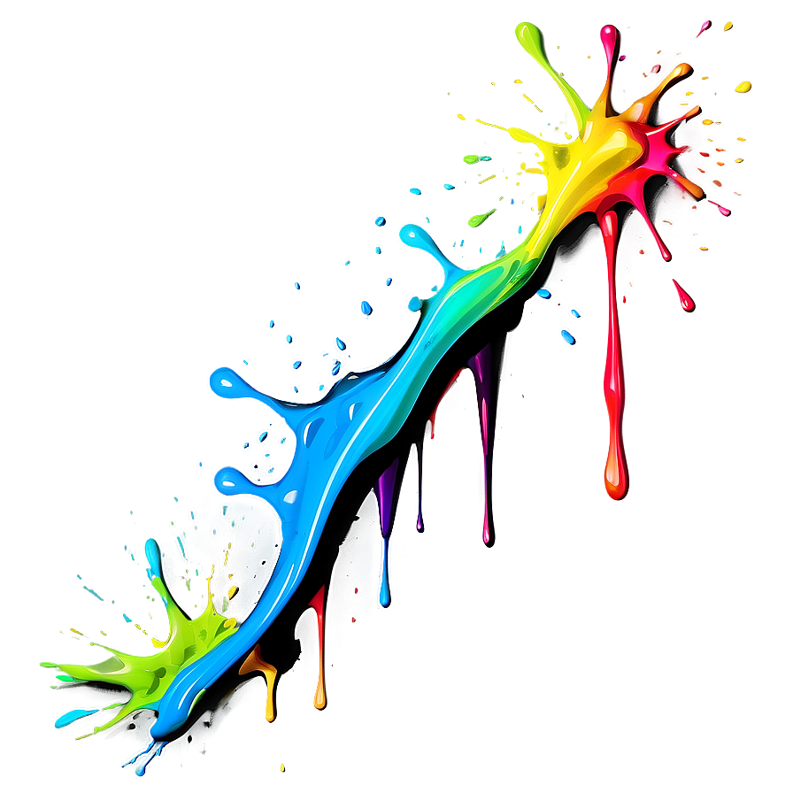 Splat Paint Effect Png 65 PNG Image