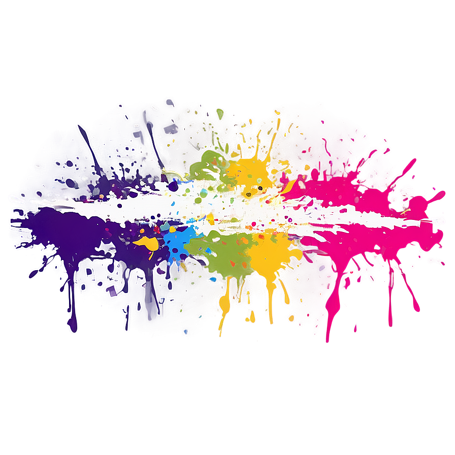 Splatter Abstract Lines Png Qmo21 PNG Image