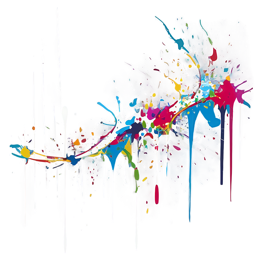 Splatter Abstract Lines Png Sbp11 PNG Image