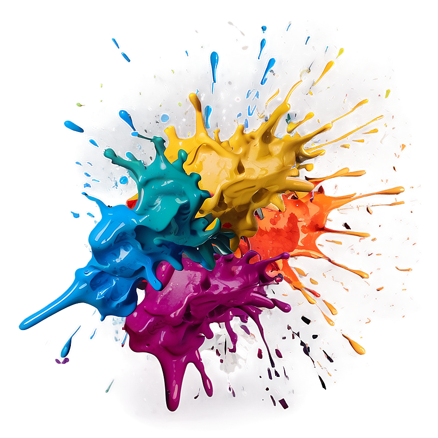 Splatter Color Splash Png 94 PNG Image