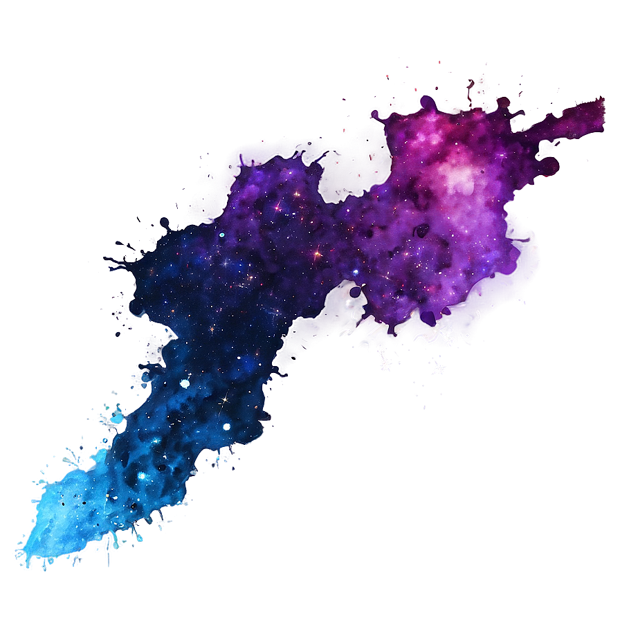 Splatter Galaxy Cosmic Png 9 PNG Image