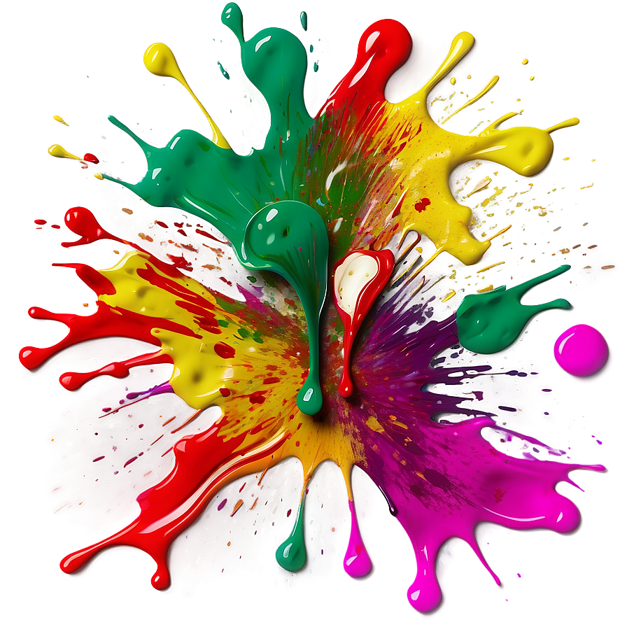 Splatter Paint Drip Chaos Png Ttk PNG Image