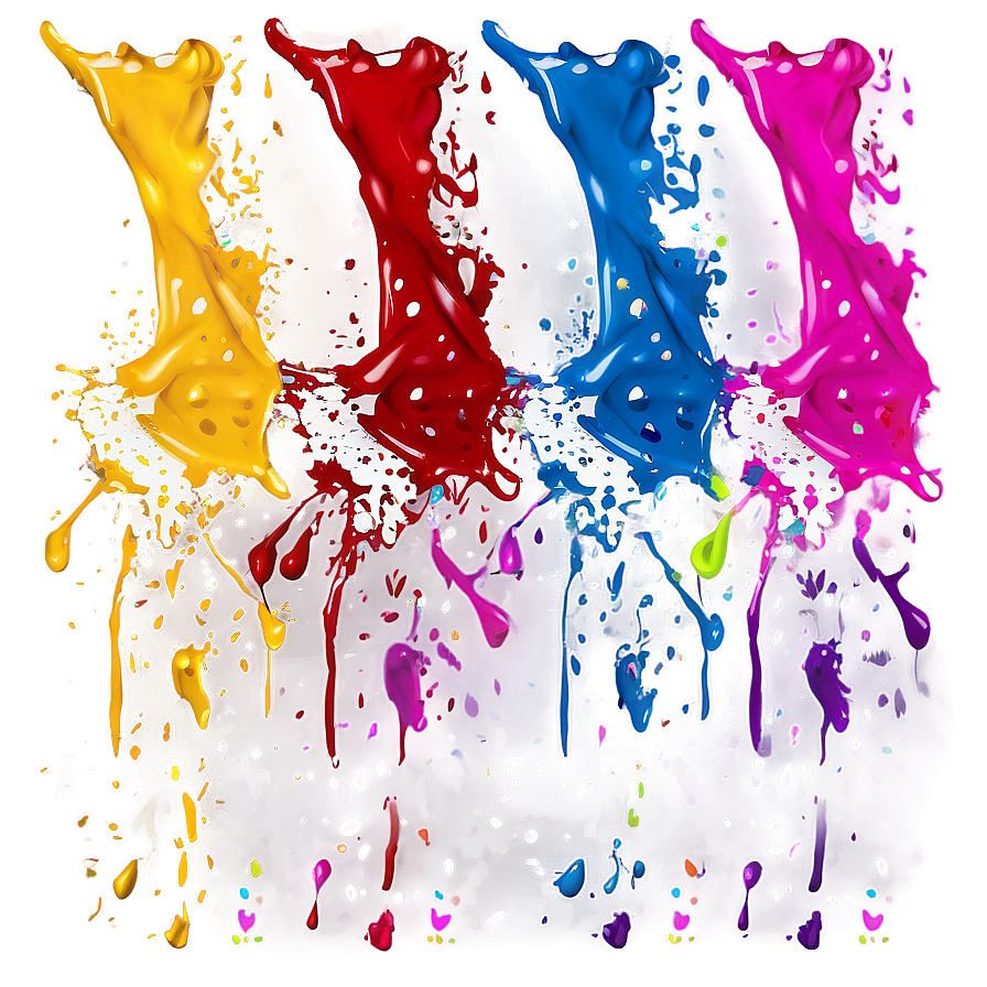 Splatter Paint Party Design Png Lim47 PNG Image