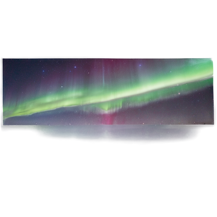 Splendid Aurora Above Horizon Png 70 PNG Image