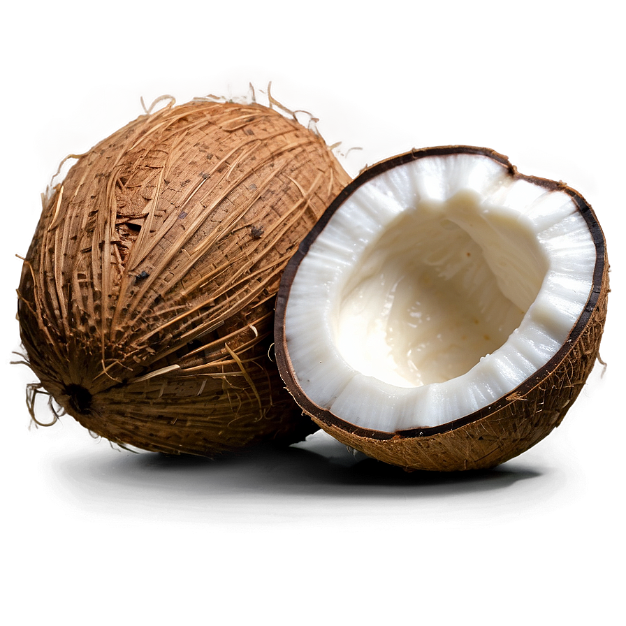 Split Coconut Png Wbj PNG Image