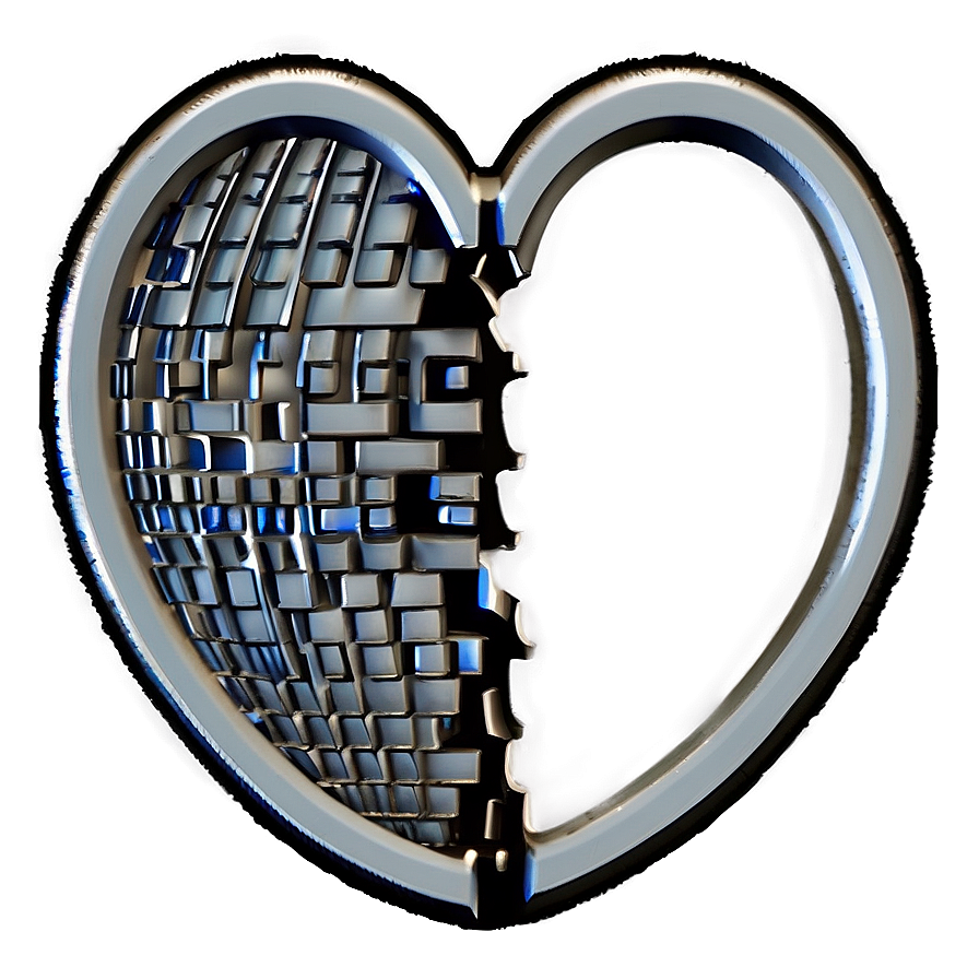 Split Heart Emoji Png 2 PNG Image