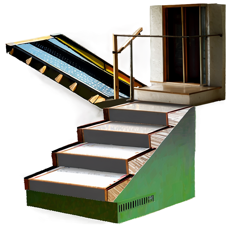 Split Level Staircase Png Wsf PNG Image