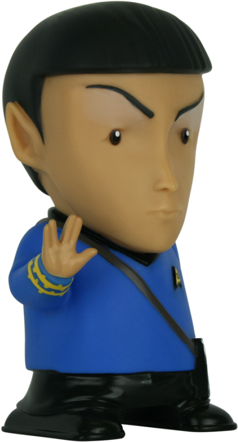 Spock Figurine Vulcan Salute PNG Image