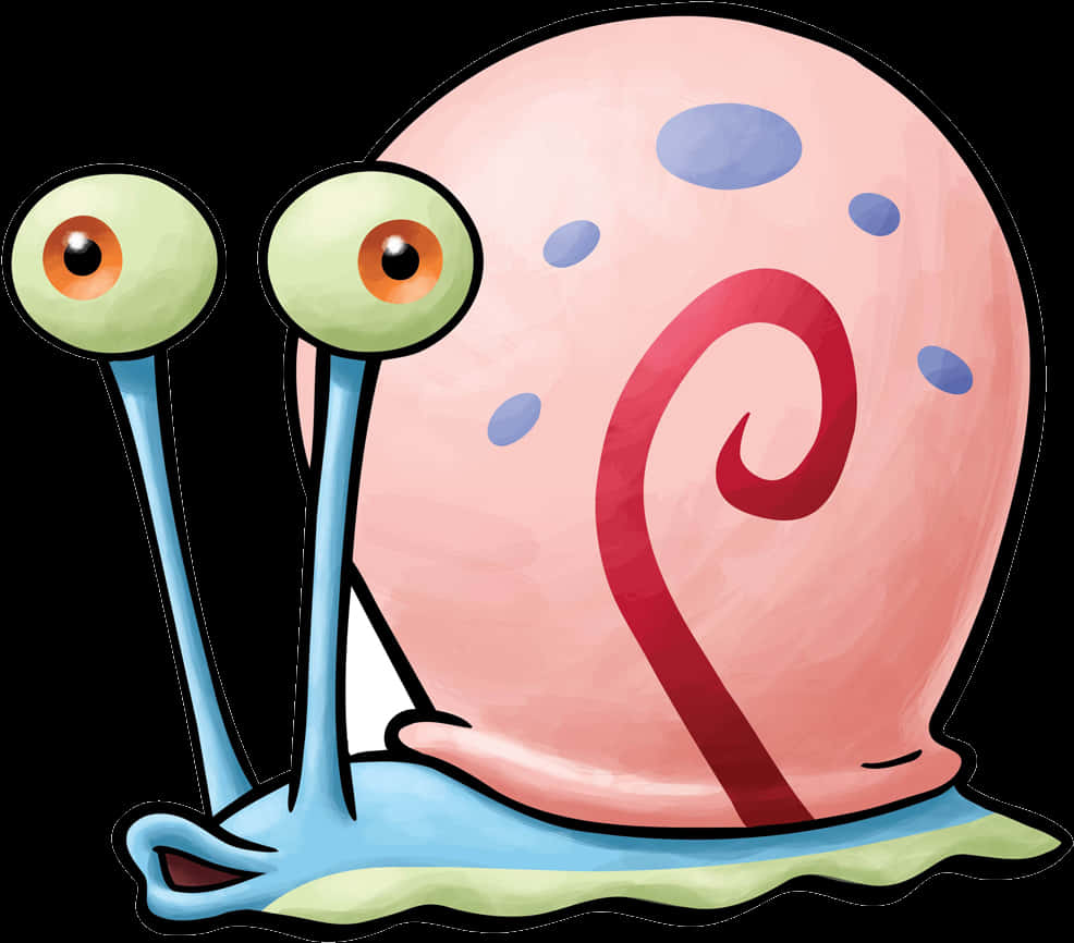 Sponge Bob Garythe Snail PNG Image