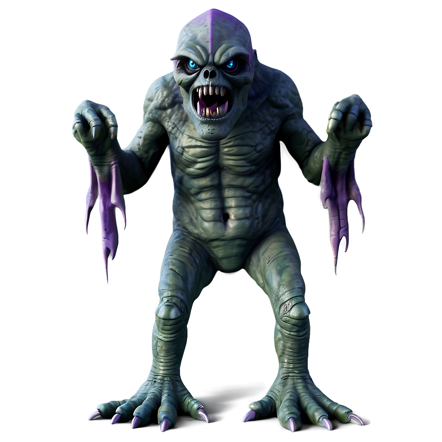 Spooky Halloween Monster Png Qik30 PNG Image