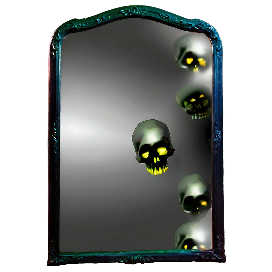 Spooky Haunted Mirror Png Upk55 PNG Image