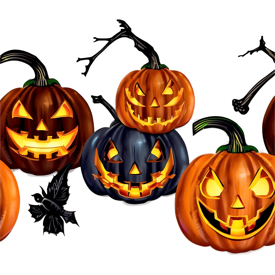 Spooky Jack O Lantern Clipart Png Lss11 PNG Image