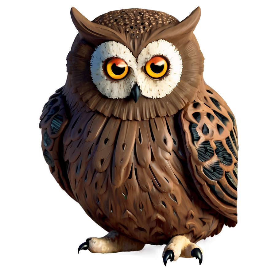 Spooky Owl Png 14 PNG Image