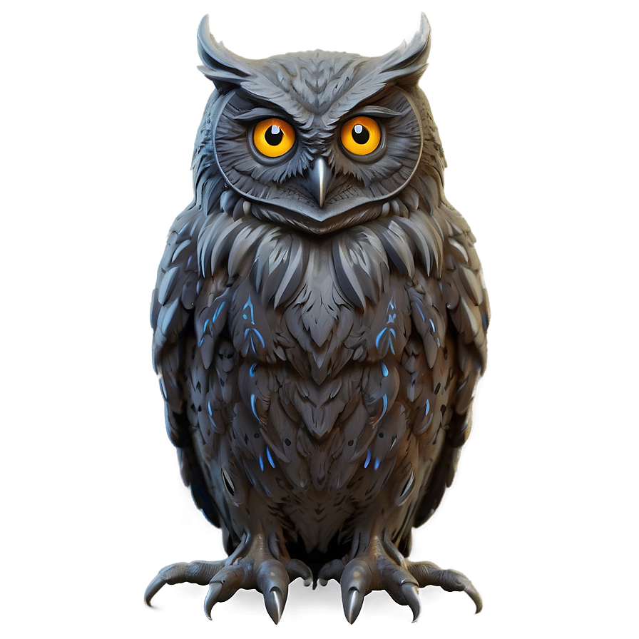 Spooky Owl Png Wcq PNG Image