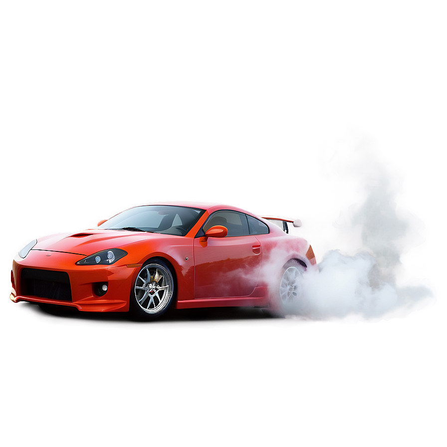 Sports Car Burnout Smoke Png 06132024 PNG Image