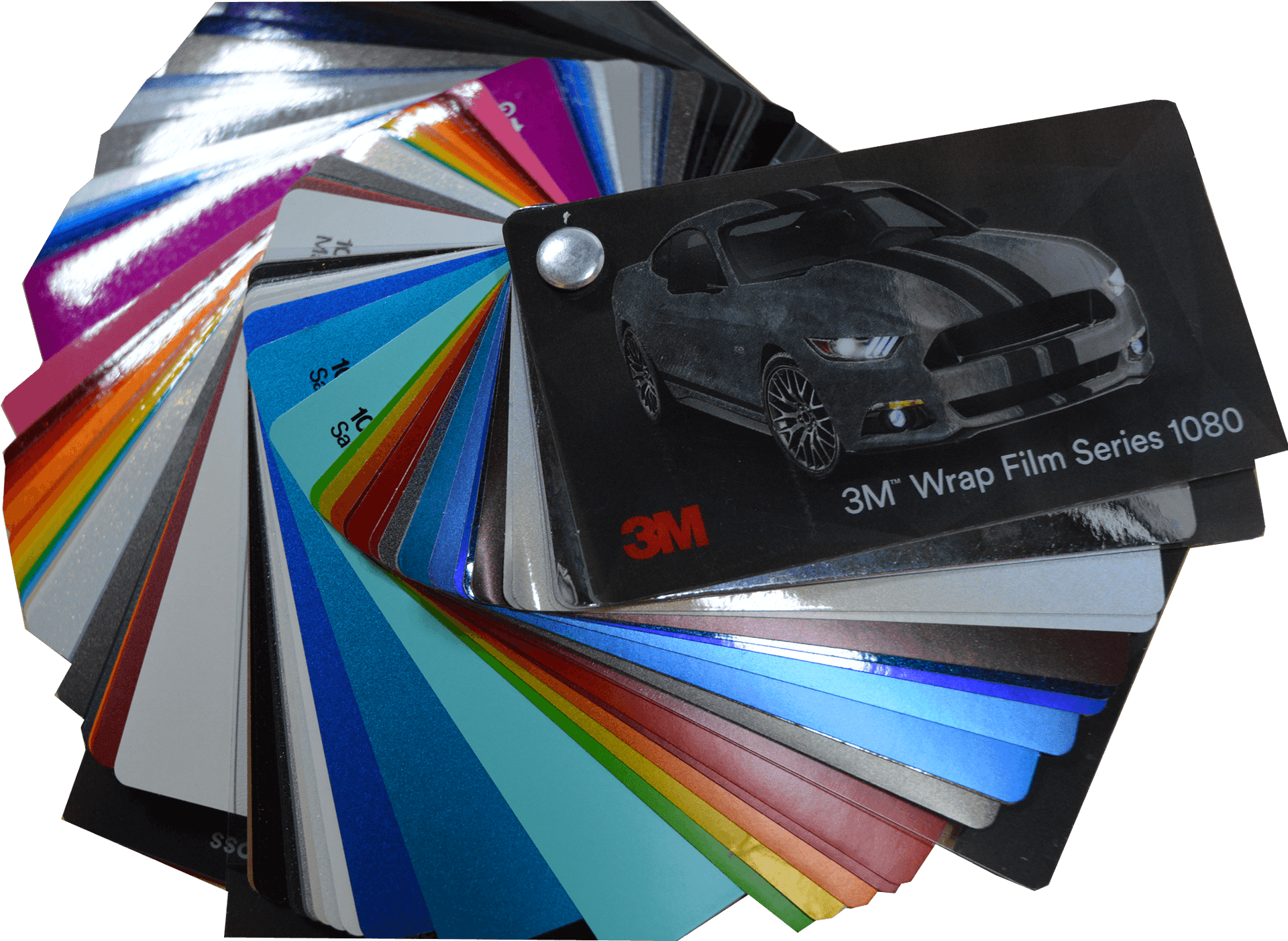 Sports Car Wrap Color Samples.png PNG Image