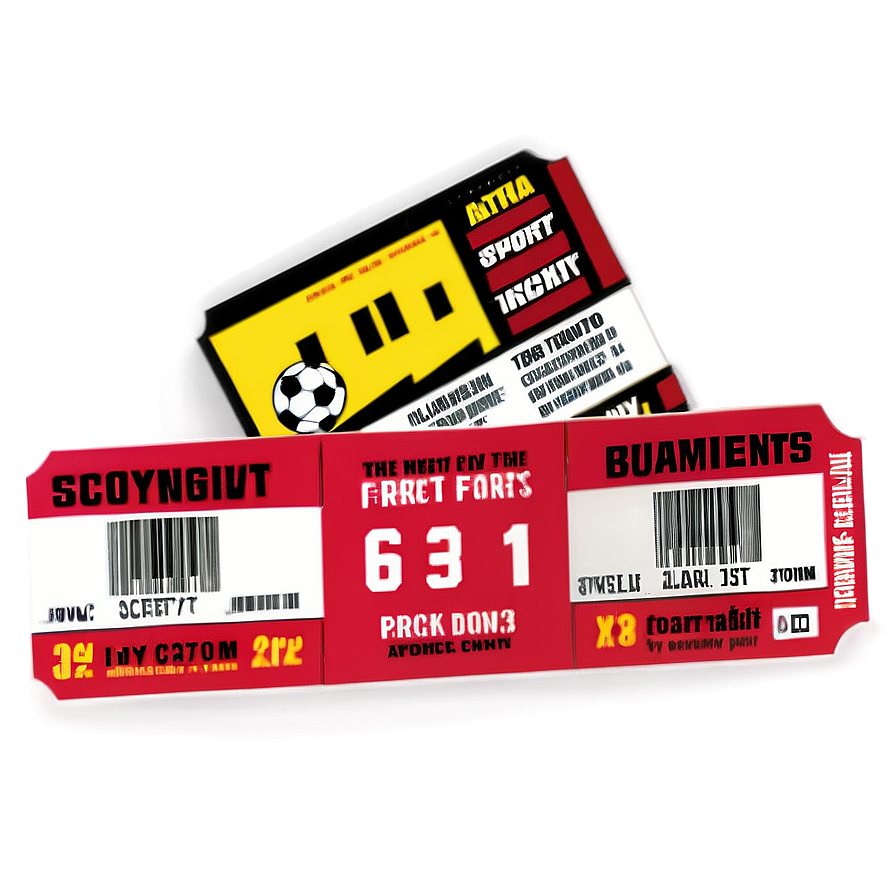 Sports Event Ticket Png Xdp17 PNG Image