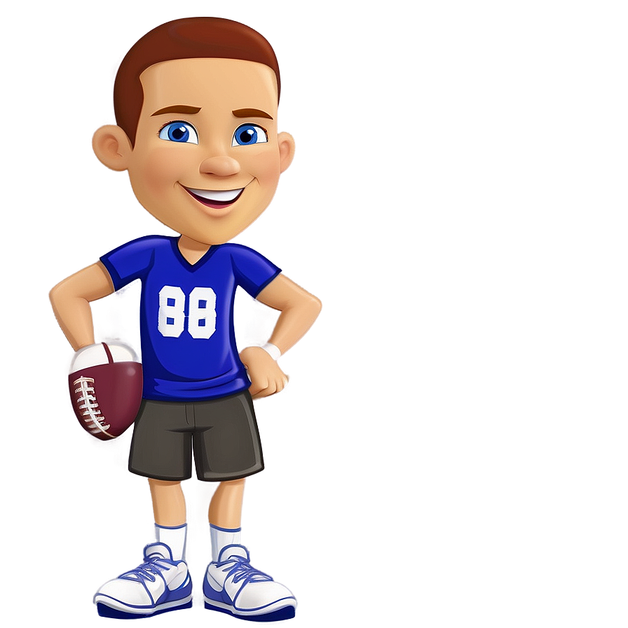 Sports Themed Cartoon Character Png 89 PNG Image