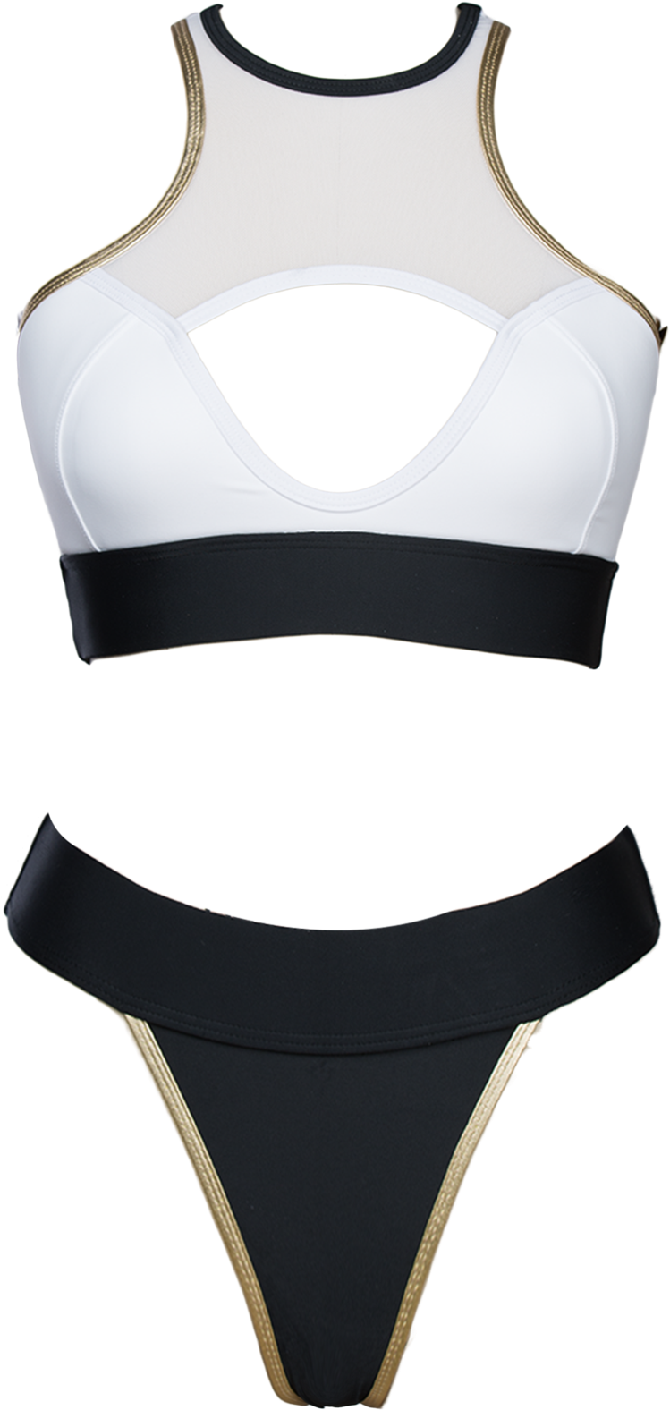 Sporty Two Tone Bikini Set PNG Image