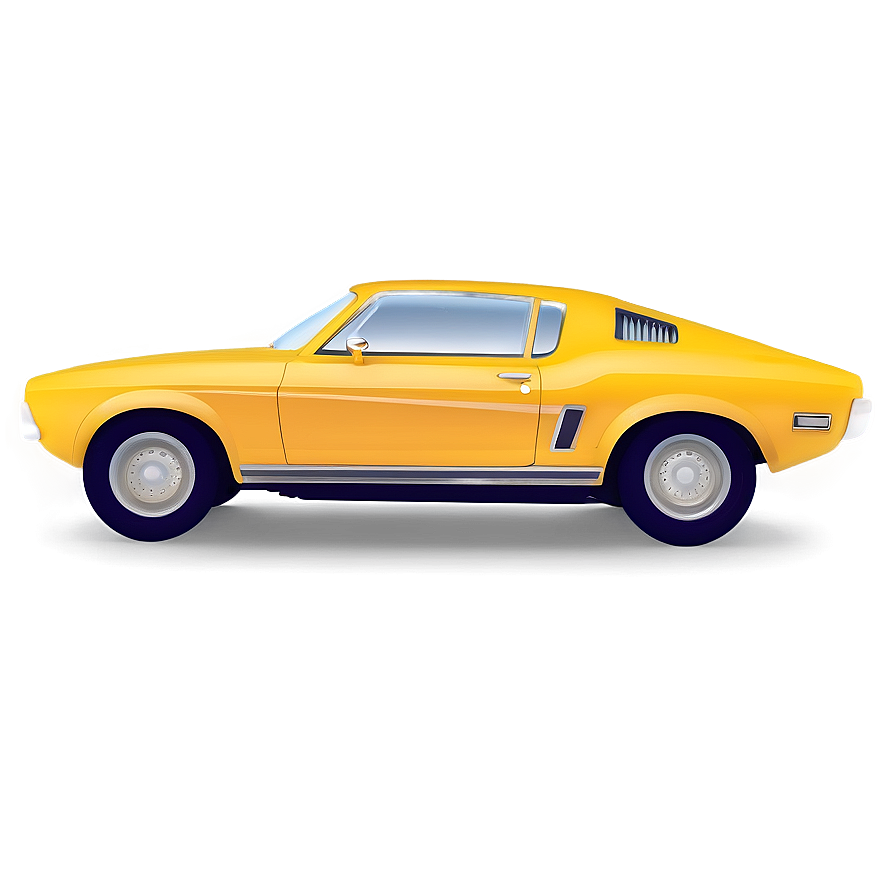 Sporty Yellow Car Icon Png 13 PNG Image