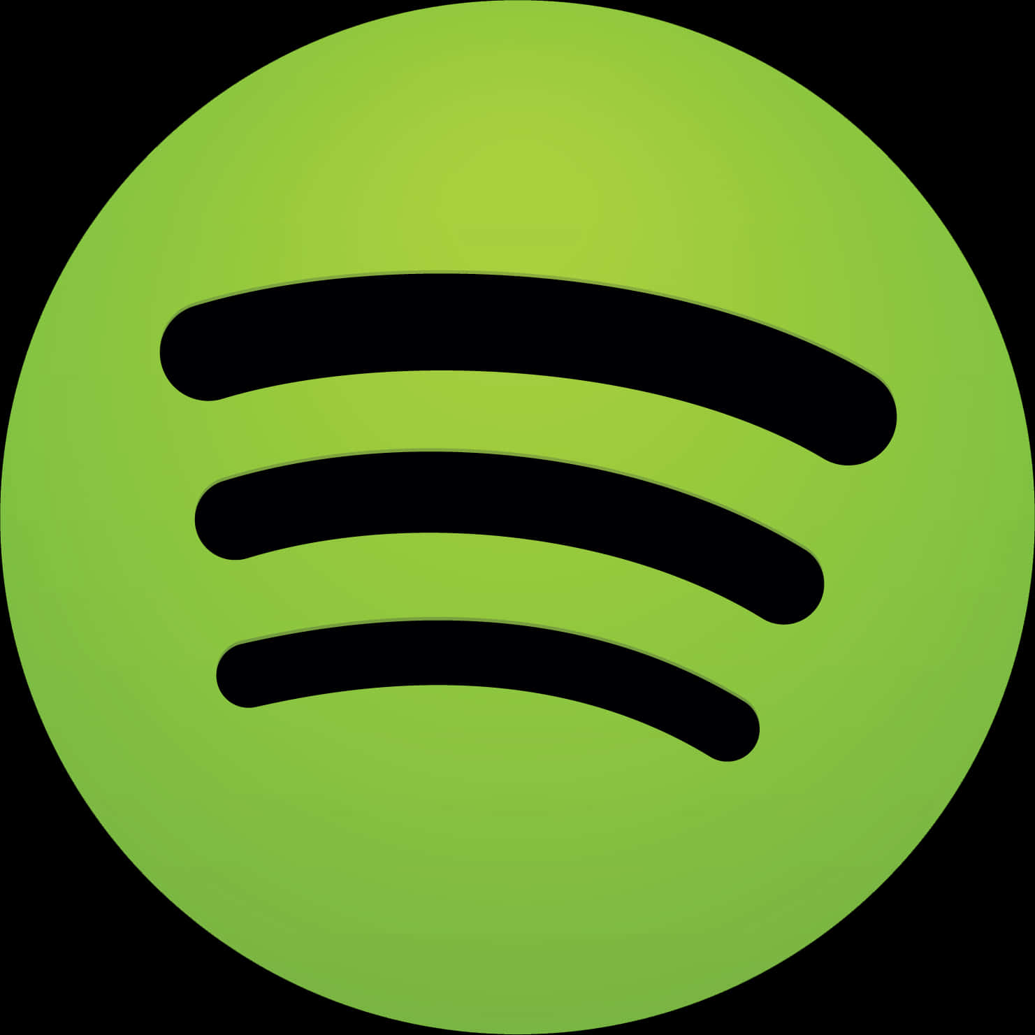 Spotify Logo Green Background PNG Image