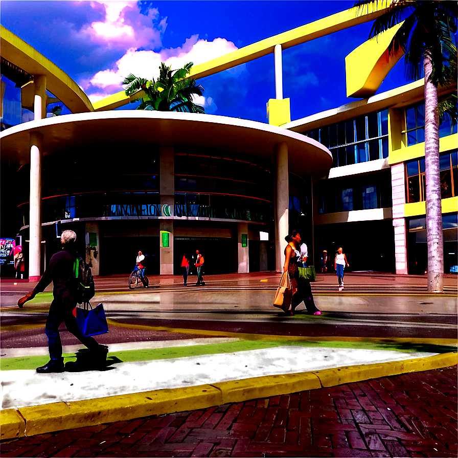 Sprawling Shopping Mall Building Png Hsi PNG Image