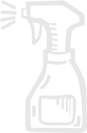 Spray Bottle Outline PNG Image