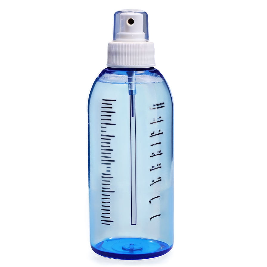 Spray Bottle With Measurements Png 05232024 PNG Image