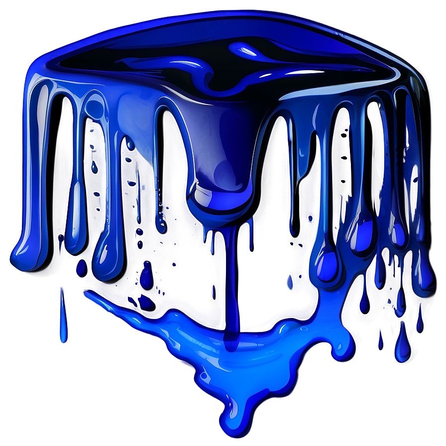 Spray Paint Drip C PNG Image