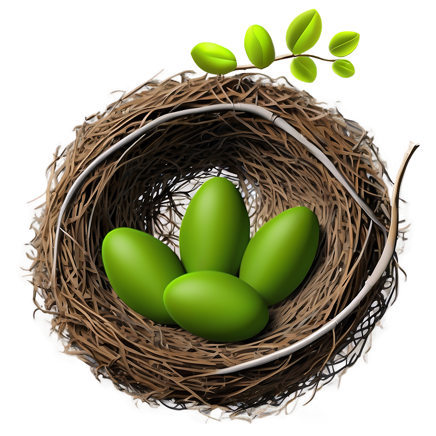 Spring Bird Nest Png 48 PNG Image