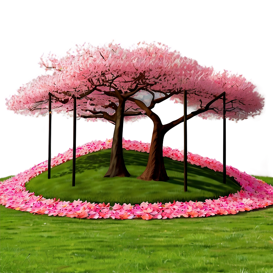 Spring Blossom Park Photo Png Ykc PNG Image