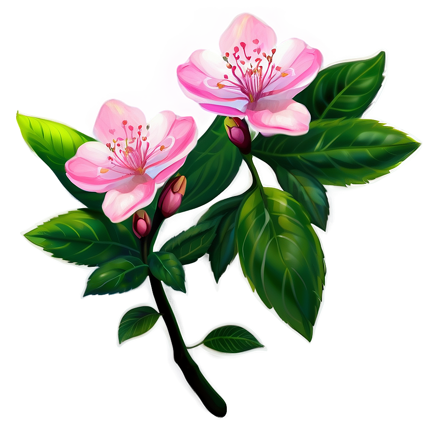 Spring Blossom Sticker Png Dla23 PNG Image