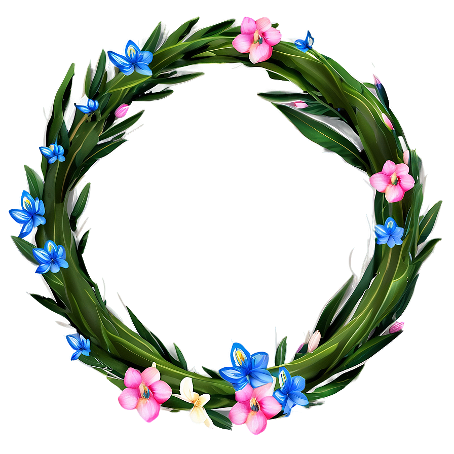 Spring Floral Wreath Png Xdo31 PNG Image