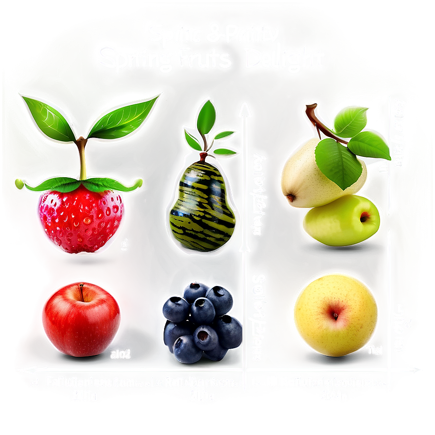 Spring Fruits Delight Png 96 PNG Image