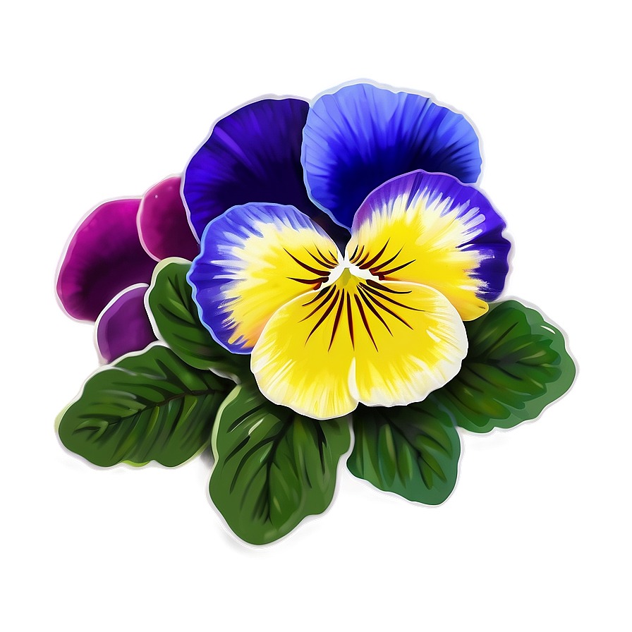 Spring Pansy Flower Png 06272024 PNG Image