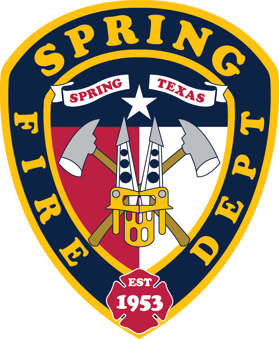 Spring Texas Fire Department Badge PNG Image